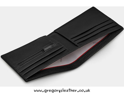 Black Charles Dickens Dickens Bookworm Leather Wallet by Yoshi