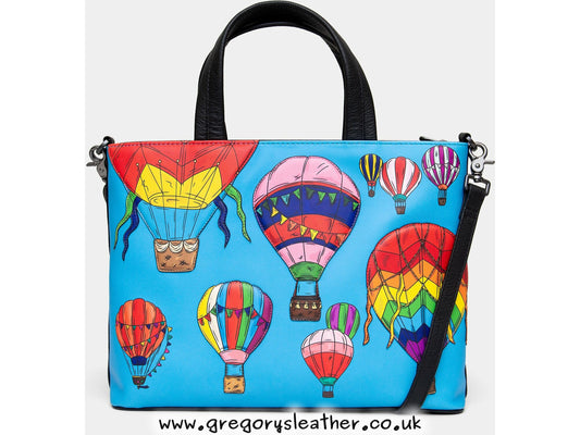 Balloon Festival Leather Multiway Grab Bag by Yoshi