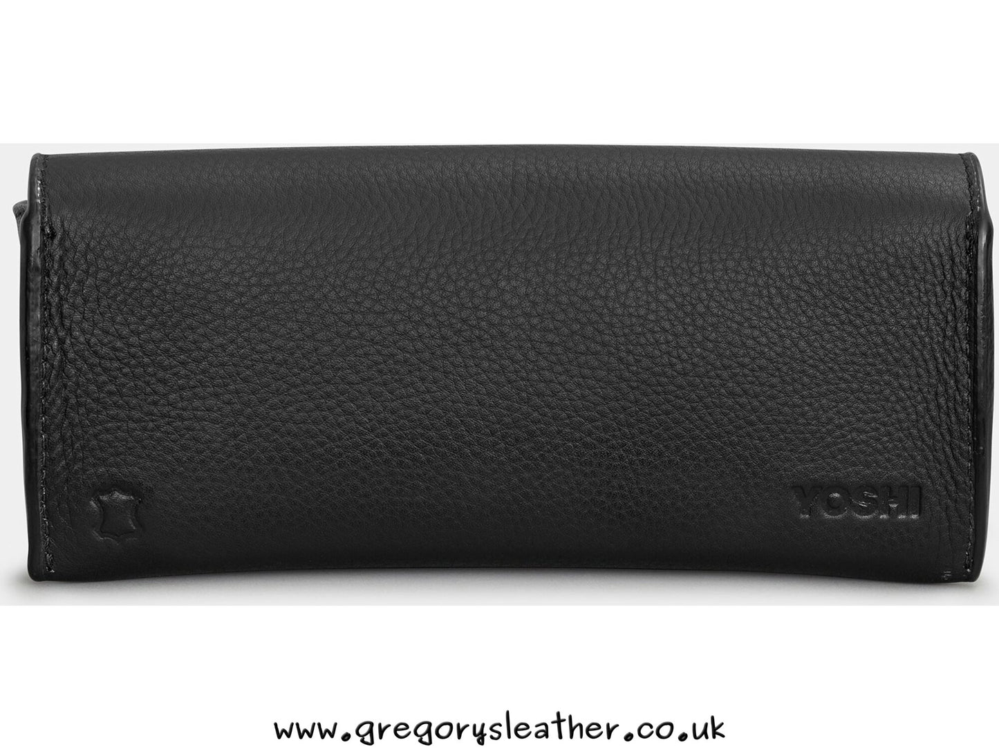 Black Bark To Bark Leather Glasses Case by Yoshi