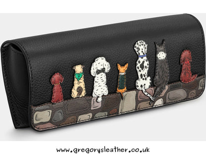 Black Bark To Bark Leather Glasses Case by Yoshi
