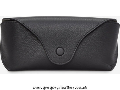 Black Atlantic Leather Glasses Case [SALE] by Yoshi