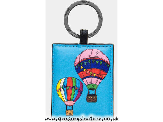 Balloon Festival Leather Keyring by Yoshi