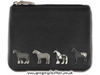 Best Friends Horses Coin Pouch RFID - by Mala