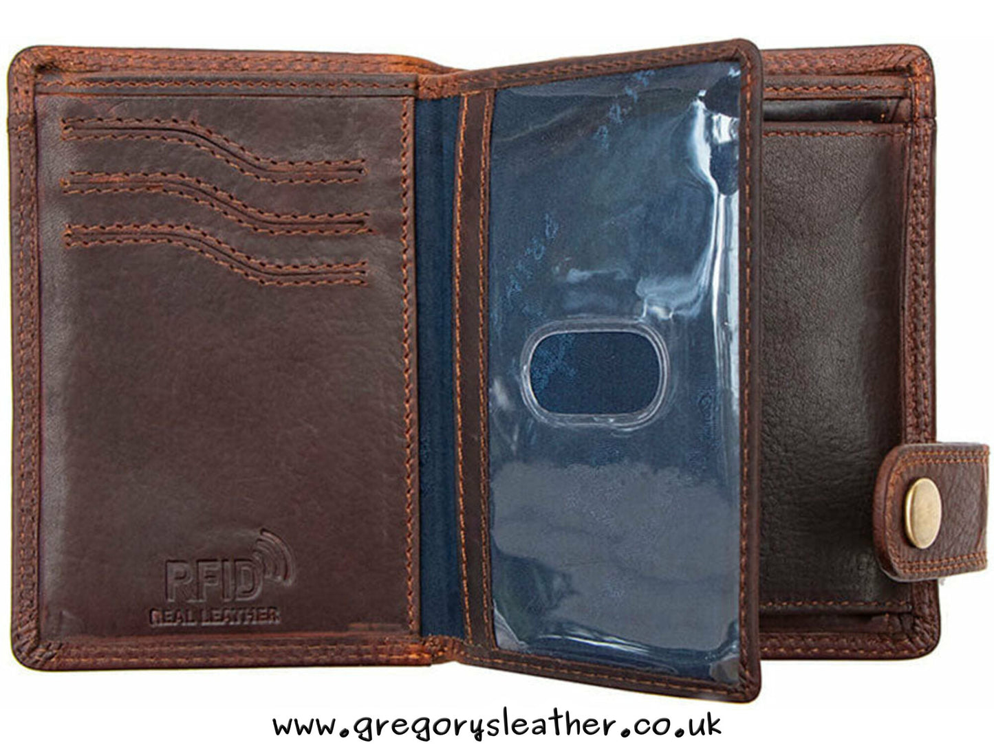 Brown New York Range Brown Leather Notecase Wallet - by Prime Hide