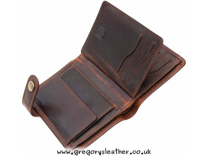 Brown New York Range Brown Leather Notecase Wallet - by Prime Hide