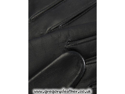 Black Emma Classic Hairsheep Leather Gloves by Dents