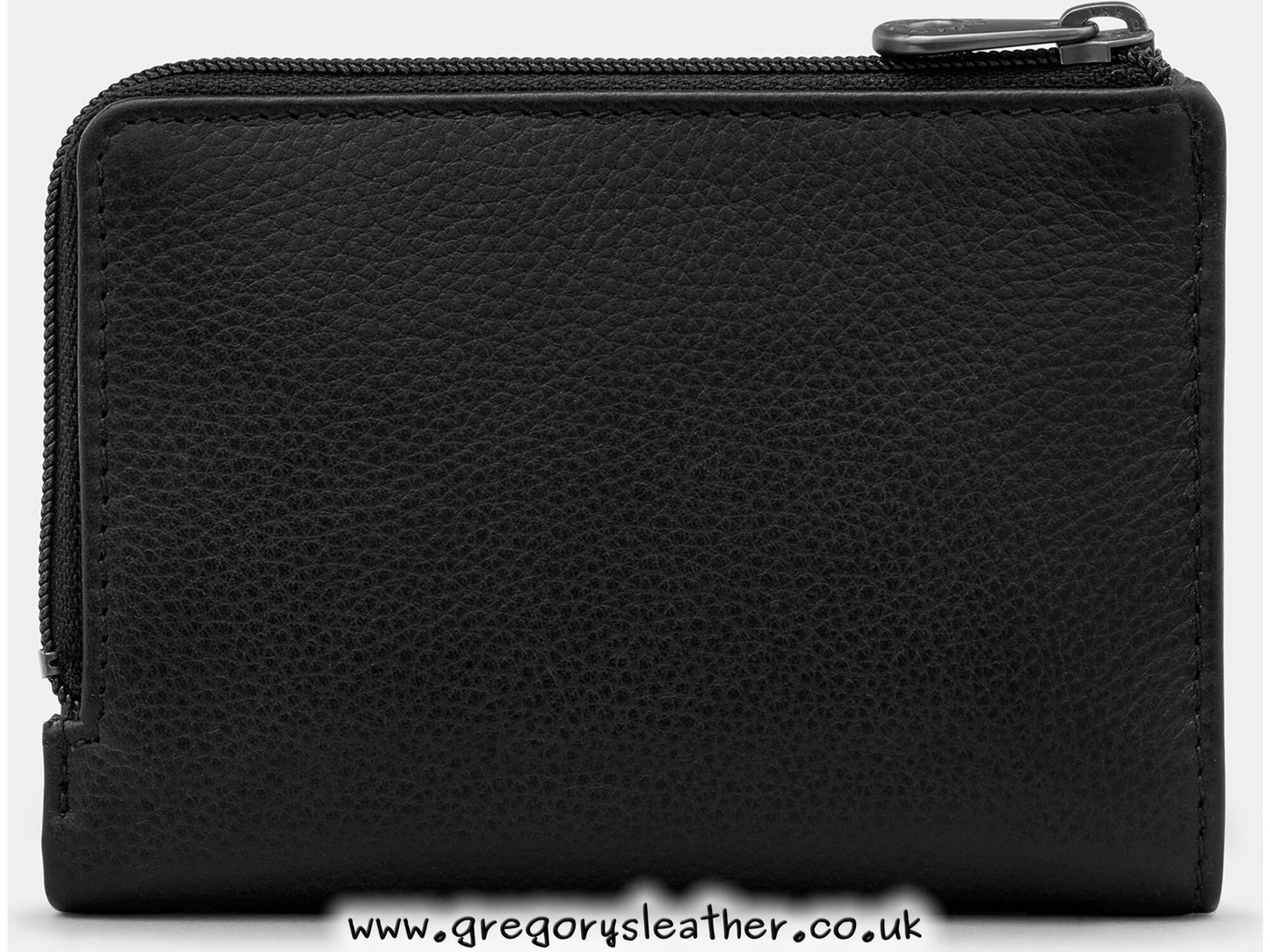 Black Jackson Flap Over Leather Purse by Yoshi